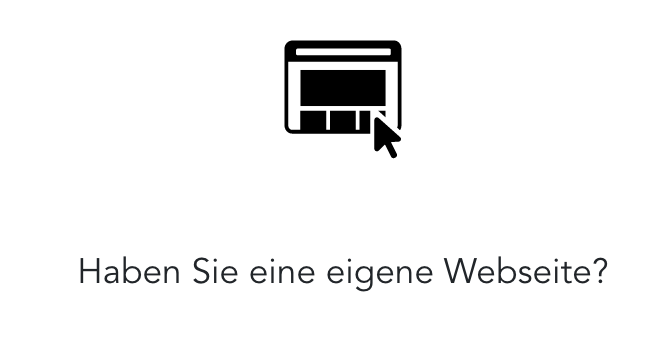 Frage zu Cyber-Risiken: Haben Sie eine eigene Webseite