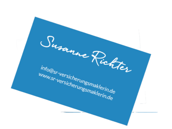Bild: Susanne-Richter-Versicherungsmalklerin-Visitenkarte