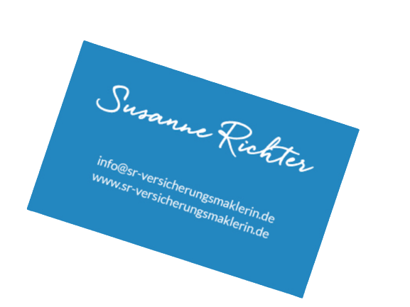 Visitenkarte von Susanne Richter Versicherungsmaklerin